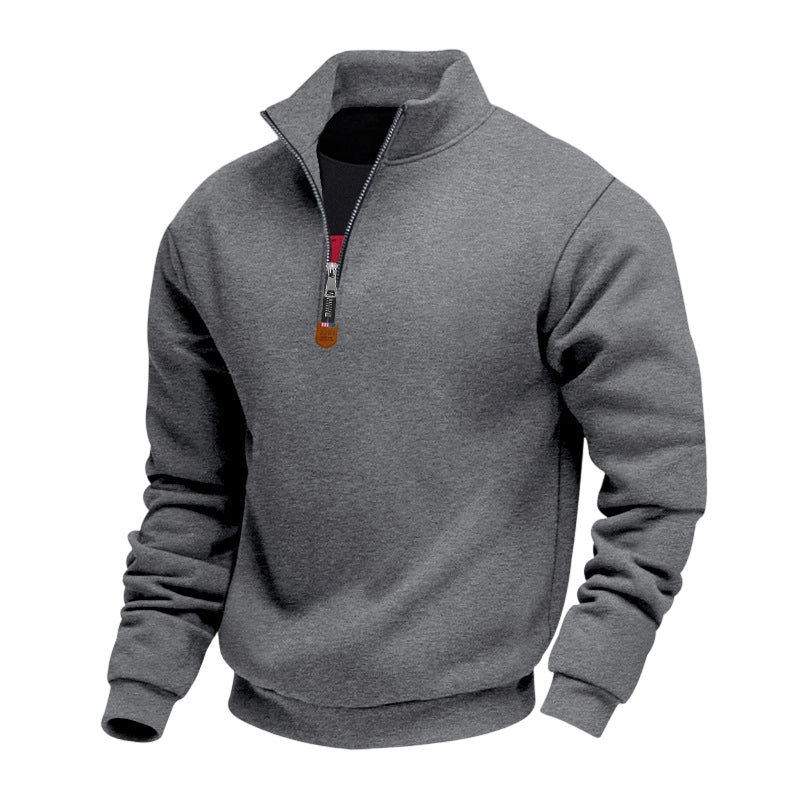 🖤Black Friday Sale:50% OFF🖤 🍂 Easy Everyday Comfort | Men's Warm-Lined Stand-Collar Quarter-Zip Pullover