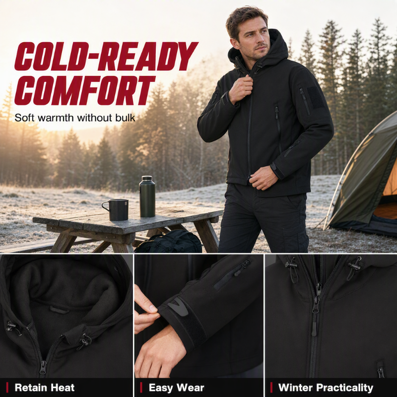💖Black Friday Mega Deal – 50% off!💖 💥 Men's Waterproof Insulated Outdoor Jacket💦 Built for Wind & Rain