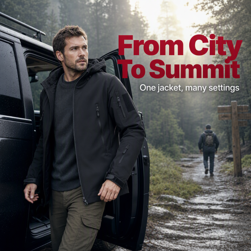 💖Black Friday Mega Deal – 50% off!💖 💥 Men's Waterproof Insulated Outdoor Jacket💦 Built for Wind & Rain