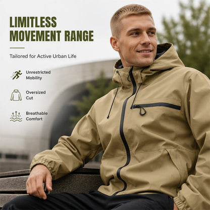 Men's Outdoor Waterproof Hooded Jacket