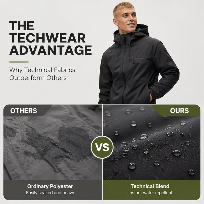 Men's Outdoor Waterproof Hooded Jacket