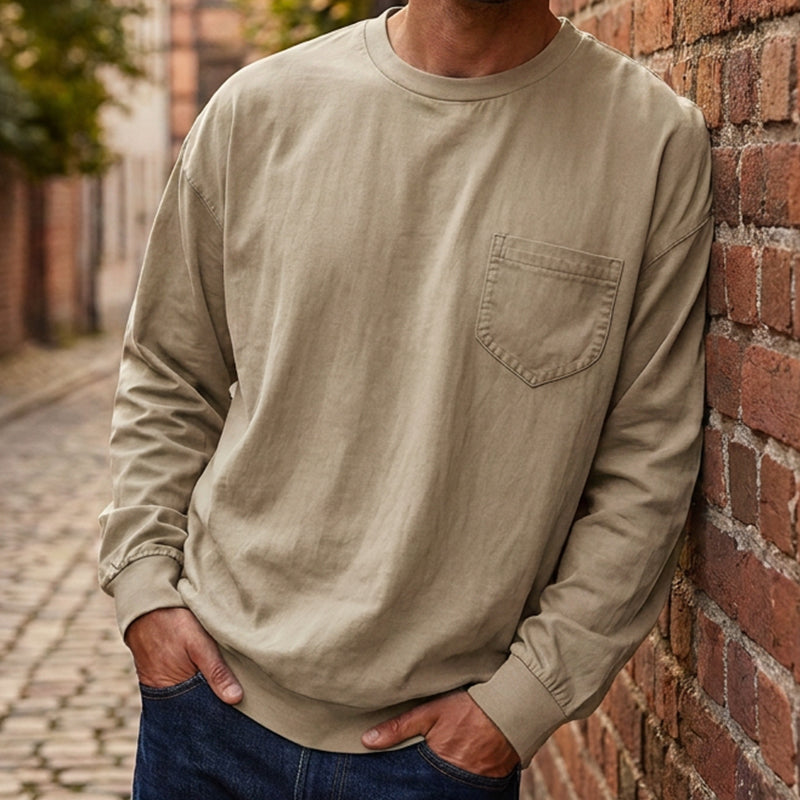 Bestseller🏆👕 Men's Loose-Fit Long Sleeve T-Shirt