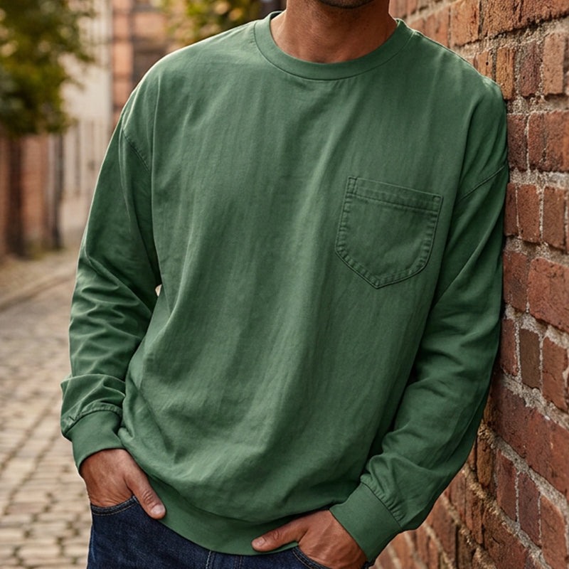 Bestseller🏆👕 Men's Loose-Fit Long Sleeve T-Shirt