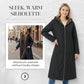 ✨👚Women’s Vintage Fuzzy-Lined Long Coat With Hood