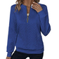 🍂 New Arrival ✨ Women’s Half-Zip Cable Knit Sweater – Elegant Warmth For Everyday Style 🤍