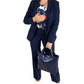 💖Women's 3-Piece Suit Set Blazer Top & Pants