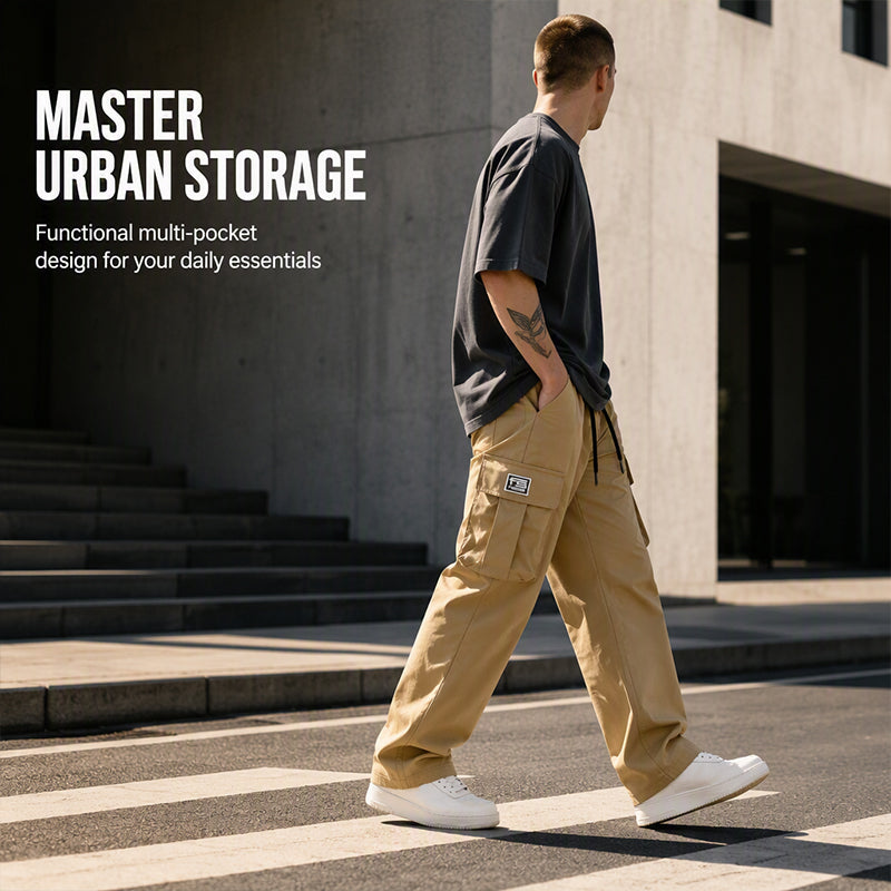 🖤Black Friday Sale:50% OFF🖤🏷️ Men's Multi-Pocket Loose-Fit Cargo Pants