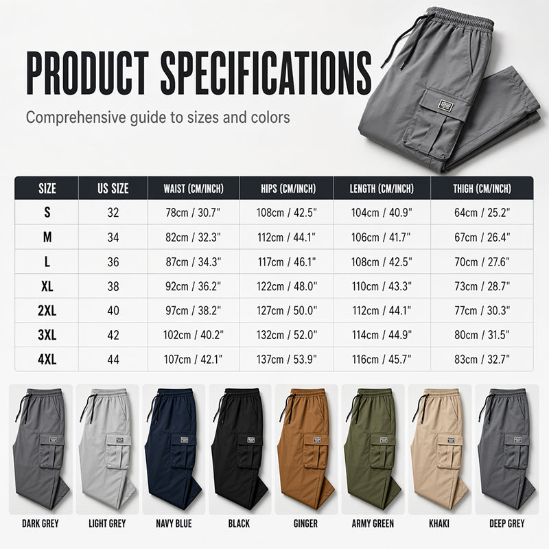 🖤Black Friday Sale:50% OFF🖤🏷️ Men's Multi-Pocket Loose-Fit Cargo Pants
