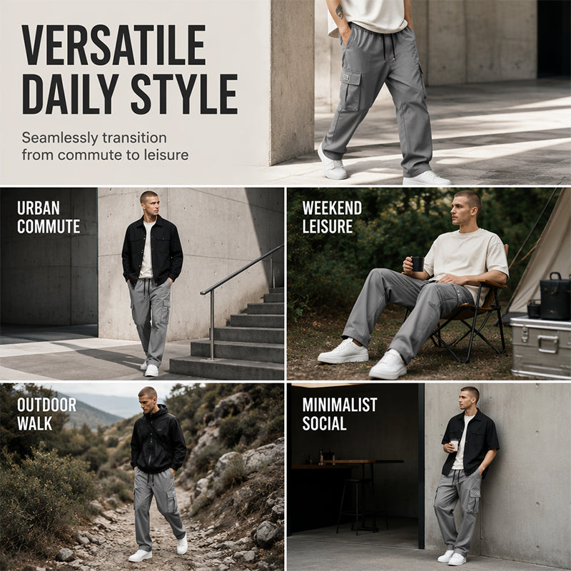 🖤Black Friday Sale:50% OFF🖤🏷️ Men's Multi-Pocket Loose-Fit Cargo Pants