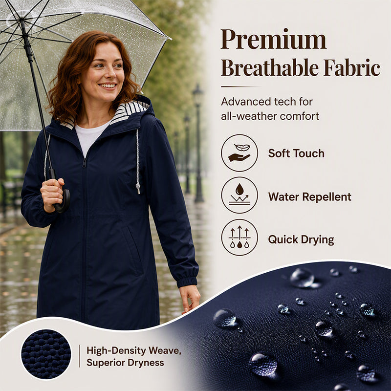 🌧️ Ready When the Weather Turns ⚡️ Women's Waterproof Hooded Outdoor Jacket