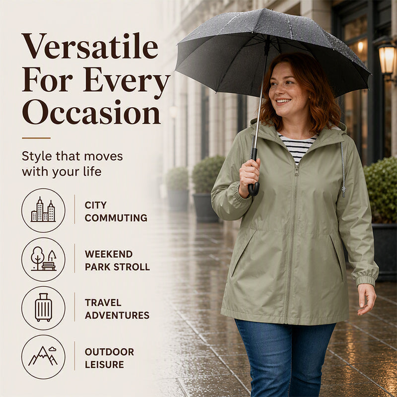 🌧️ Ready When the Weather Turns ⚡️ Women's Waterproof Hooded Outdoor Jacket
