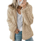 🍂🧥Women's Cozy Fuzzy Hooded Jacket – Soft Zip-Up Outerwear for Everyday Warmth
