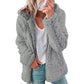 🍂🧥Women's Cozy Fuzzy Hooded Jacket – Soft Zip-Up Outerwear for Everyday Warmth