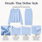 ⌛Limited-Time Offer-Women's Off-Shoulder Sweatshirt & Camisole Dress Set