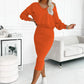 ⌛Limited-Time Offer-Women's Off-Shoulder Sweatshirt & Camisole Dress Set