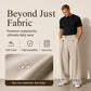 ✨ Easy Everyday Comfort | Men's Wrinkle-Resistant Straight-Leg Pants
