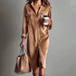 ✨ Women's Casual Shirt Dress – Elegant Button-Up Dress for Everyday Comfort & Style
