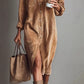 ✨ Women's Casual Shirt Dress – Elegant Button-Up Dress for Everyday Comfort & Style