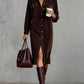 ✨ Women's Casual Shirt Dress – Elegant Button-Up Dress for Everyday Comfort & Style