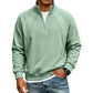 🧥 Refined Warmth, Easy Everyday Fit | Men's Half-Zip Stand-Collar Sweatshirt