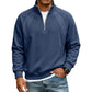 🧥 Refined Warmth, Easy Everyday Fit | Men's Half-Zip Stand-Collar Sweatshirt