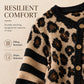 🐆 Statement Print, Cozy Layers | Women's Leopard Print Cardigan ⚡