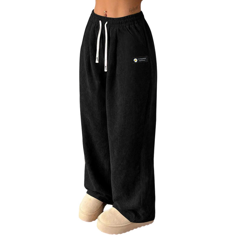✨💓Women's Corduroy Wide-Leg Pants with Drawstring🔥