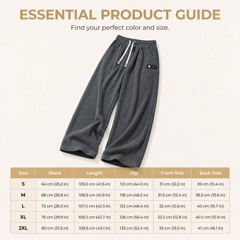 ✨💓Women's Corduroy Wide-Leg Pants with Drawstring🔥