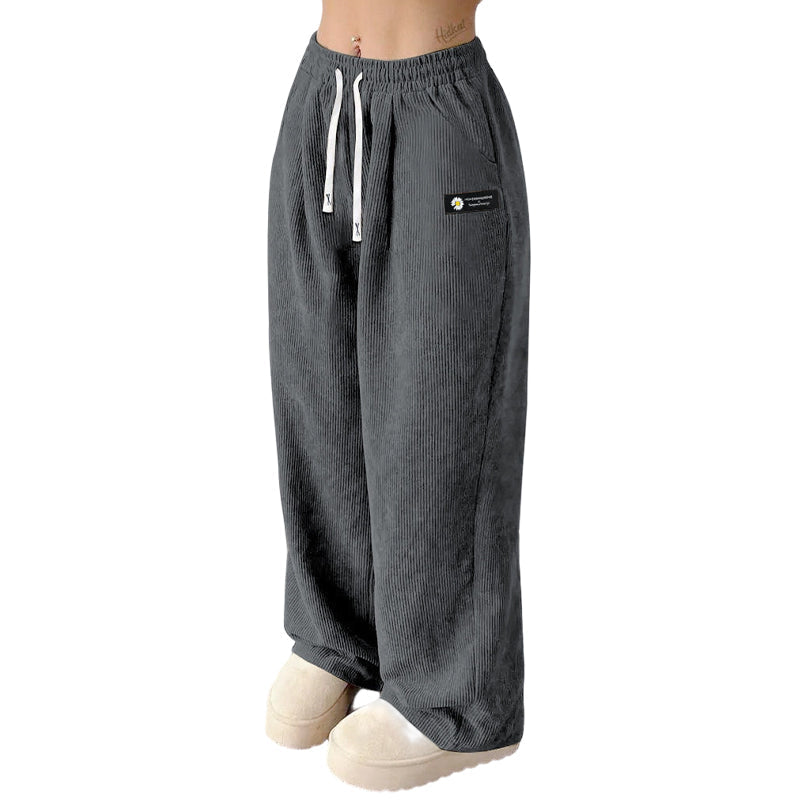 ✨💓Women's Corduroy Wide-Leg Pants with Drawstring🔥