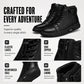 🥾 Built Tough for Everyday Wear | Men's Waterproof Genuine Leather Combat Boots