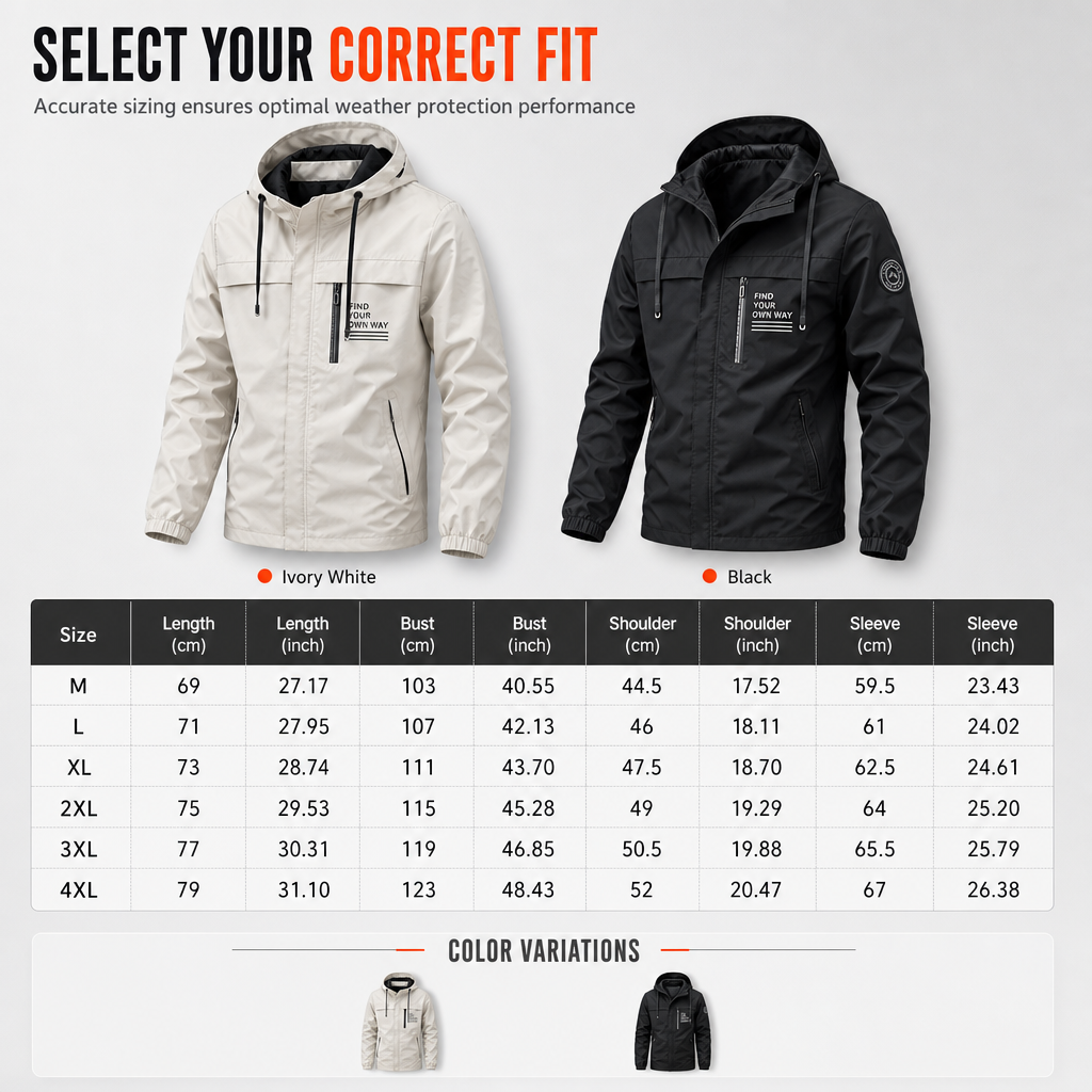 🖤Black Friday Sale:50% OFF🖤🍁🧥 Men's Outdoor Windbreaker with Detachable Hood