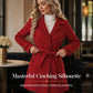 🧥 Cinched Waist, Polished Silhouette | Women's Belted Single-Breasted Coat