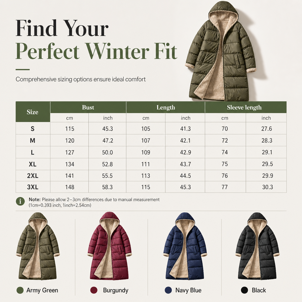 🧥 Two Looks, One Cozy Coat ❄️Women's Reversible Hooded Padded Coat