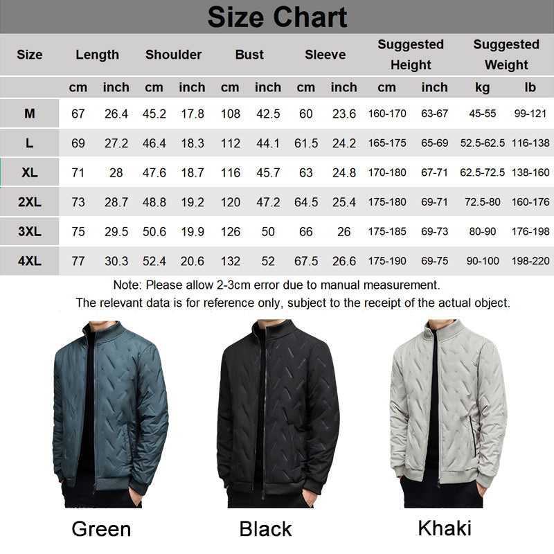 🔥 Limited-Time Deal | Men's Thickened Stand-Collar Zip-Up Jacket
