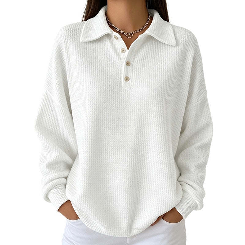 🍁Autumn Hot Sale 49% OFF🔥Women's Casual Waffle Knit Top