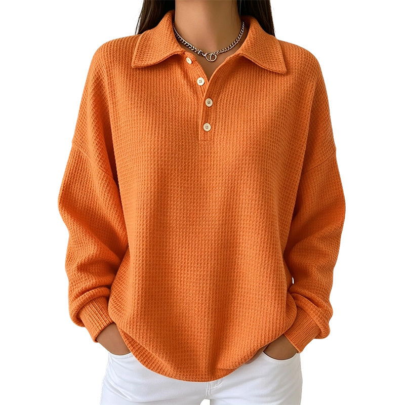 🍁Autumn Hot Sale 49% OFF🔥Women's Casual Waffle Knit Top