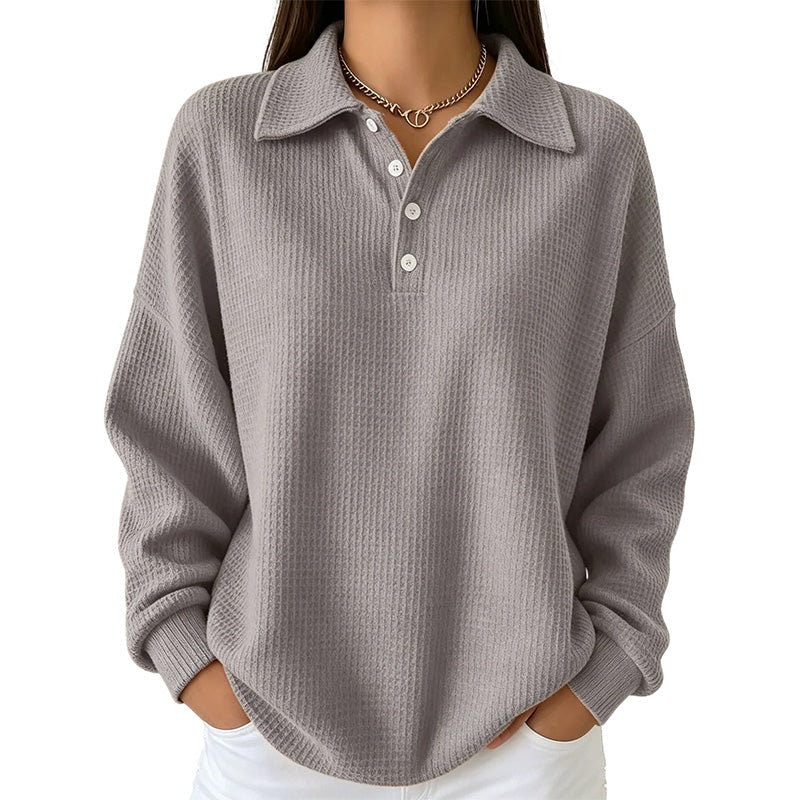 🍁Autumn Hot Sale 49% OFF🔥Women's Casual Waffle Knit Top