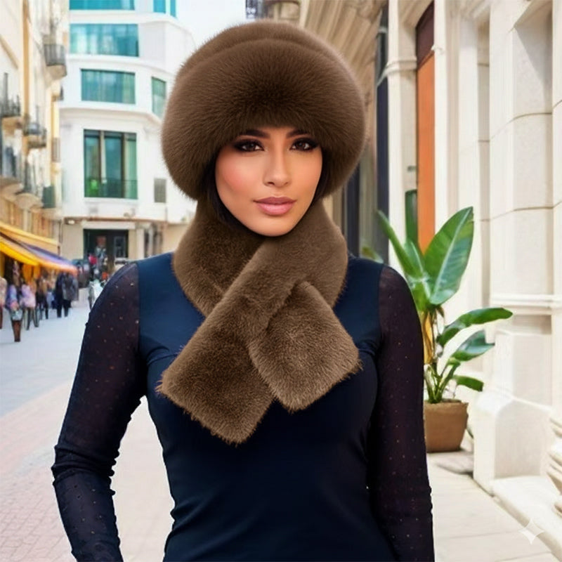 💖Black Friday Mega Deal – 50% off!💖❄️Winter Plush Thickened Scarf and Hat Warm Set