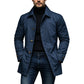 🌧️ More Coverage, Sharper Style | Men's Waterproof Mid-Length Trench Coat⚡Free shipping