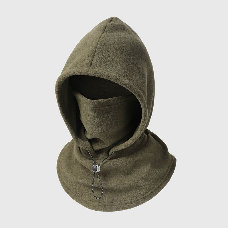 🔥 ❄️ Warm Balaclava with Adjustable Drawstring – Face and Neck Protection