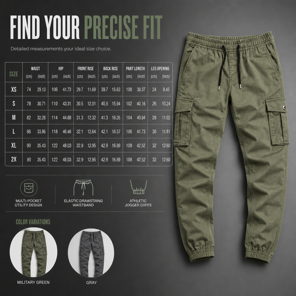 ✨Lightweight Casual Cargo Pants Outdoor Hiking Joggers for Autumn and Winter Sports Running Training