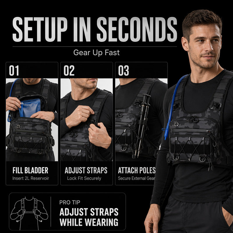 🚴Chest Bag Hydration Ready Cycling Vest Pack for Men
