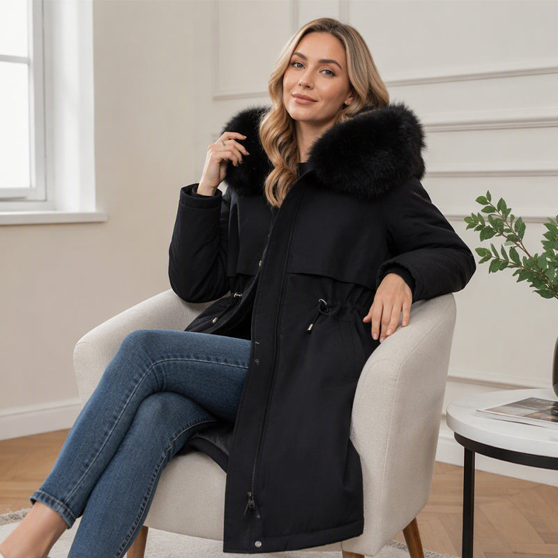 🖤Black Friday Sale:50% OFF🖤🧥 More Coverage, Easy Everyday Warmth | Women's Mid-Length Jacket