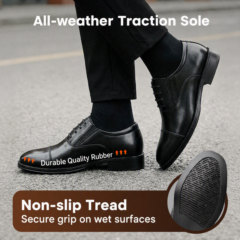 👞 Men's Business Leather Shoes – Elegant Style & Comfortable Fit ✨