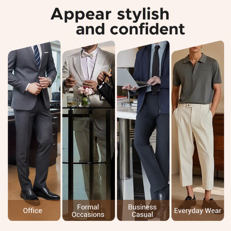 👞 Men's Business Leather Shoes – Elegant Style & Comfortable Fit ✨