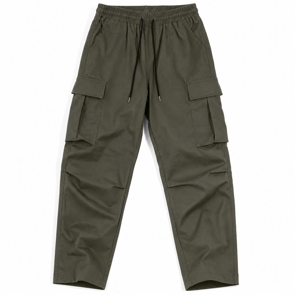 🖤Men's Casual Cargo Pants with Drawstring – Relaxed Comfort Meets Modern Style👖