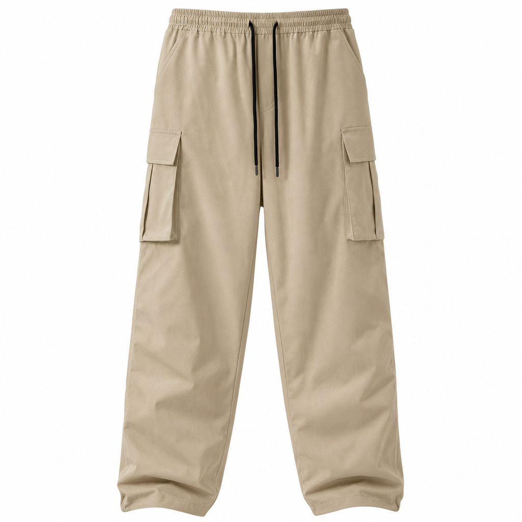 🖤Men's Casual Cargo Pants with Drawstring – Relaxed Comfort Meets Modern Style👖