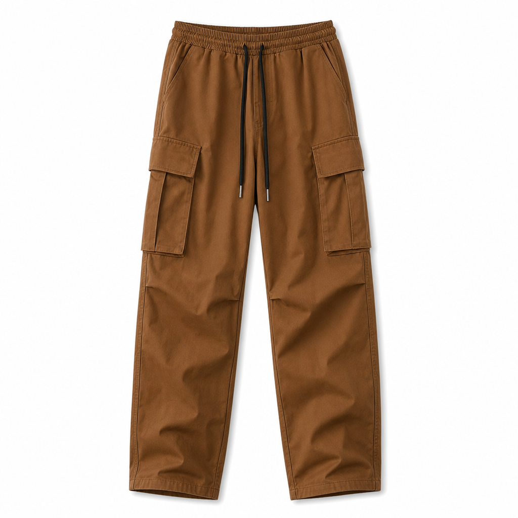 🖤Men's Casual Cargo Pants with Drawstring – Relaxed Comfort Meets Modern Style👖