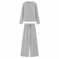 Women's Casual 2 Piece Knitted Cardigan Sweater and Wide Leg Pants Set