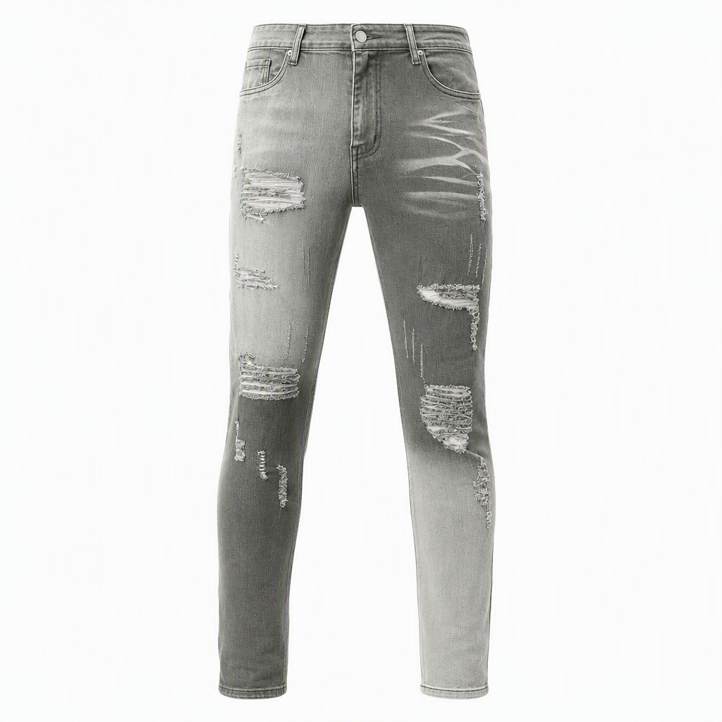 🖤Black Friday Sale:50% OFF🖤 🕸️ Men's Slim Fit Ripped Jeans